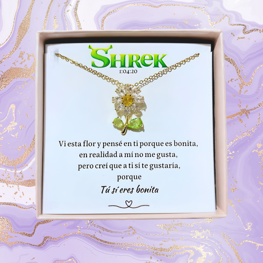 Collar Con Dije | Chapa De Oro De 18K | Con Tarjeta y Caja