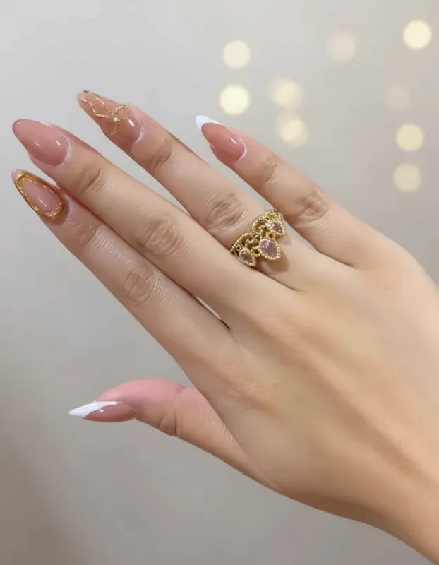 Anillo Promesa Corona Rapunzel Disney Chapa Oro 18k - Ajustable