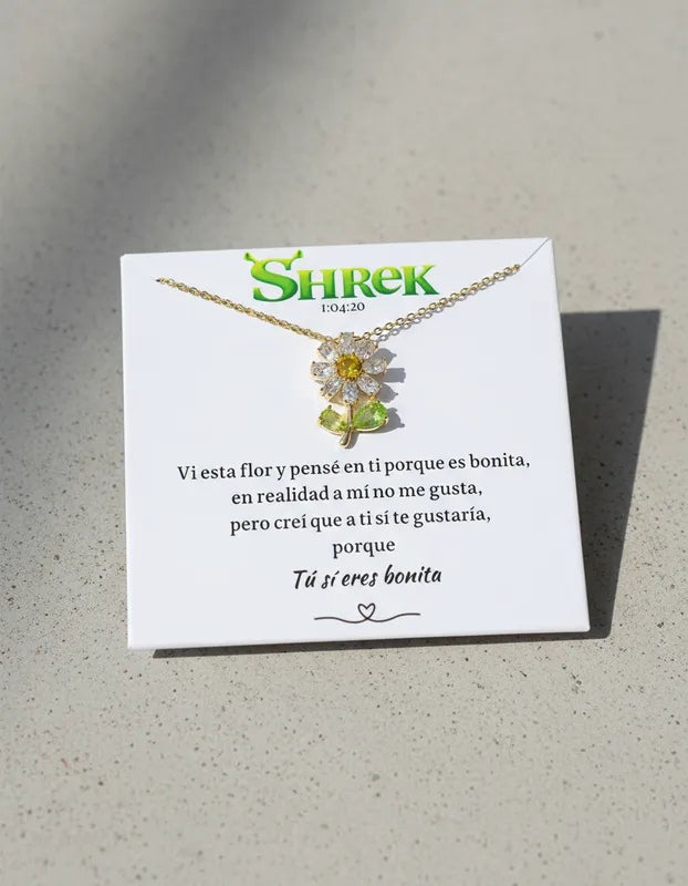 Collar Con Dije | Chapa De Oro De 18K | Con Tarjeta y Caja